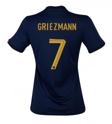 Frankrig Antoine Griezmann #7 Replika Hjemmebanetrøje Dame VM 2022 Kortærmet